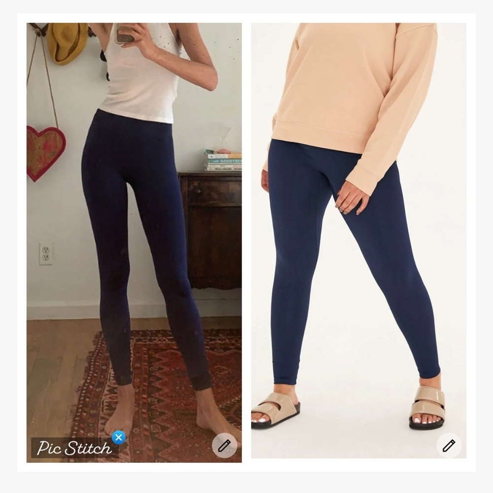 Girlfriend Collective Luxe Leggings Navy